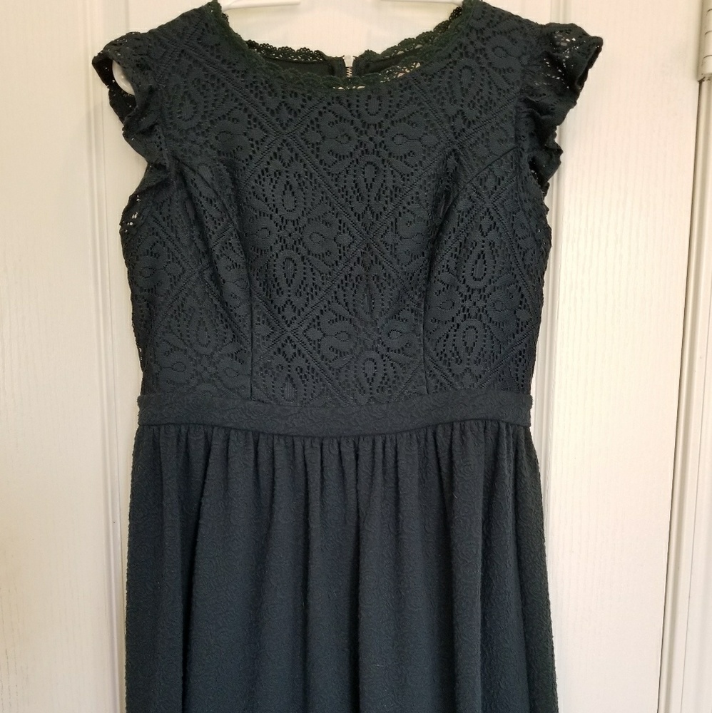 Dark green dress